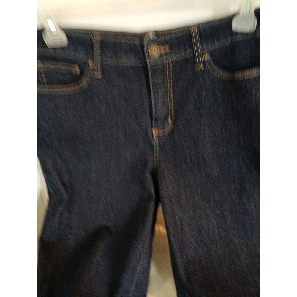 St johns Bay Womens Straight Leg Jeans size 10 Dark Wash Denim NEW VERY NICE - Picture 11 of 16